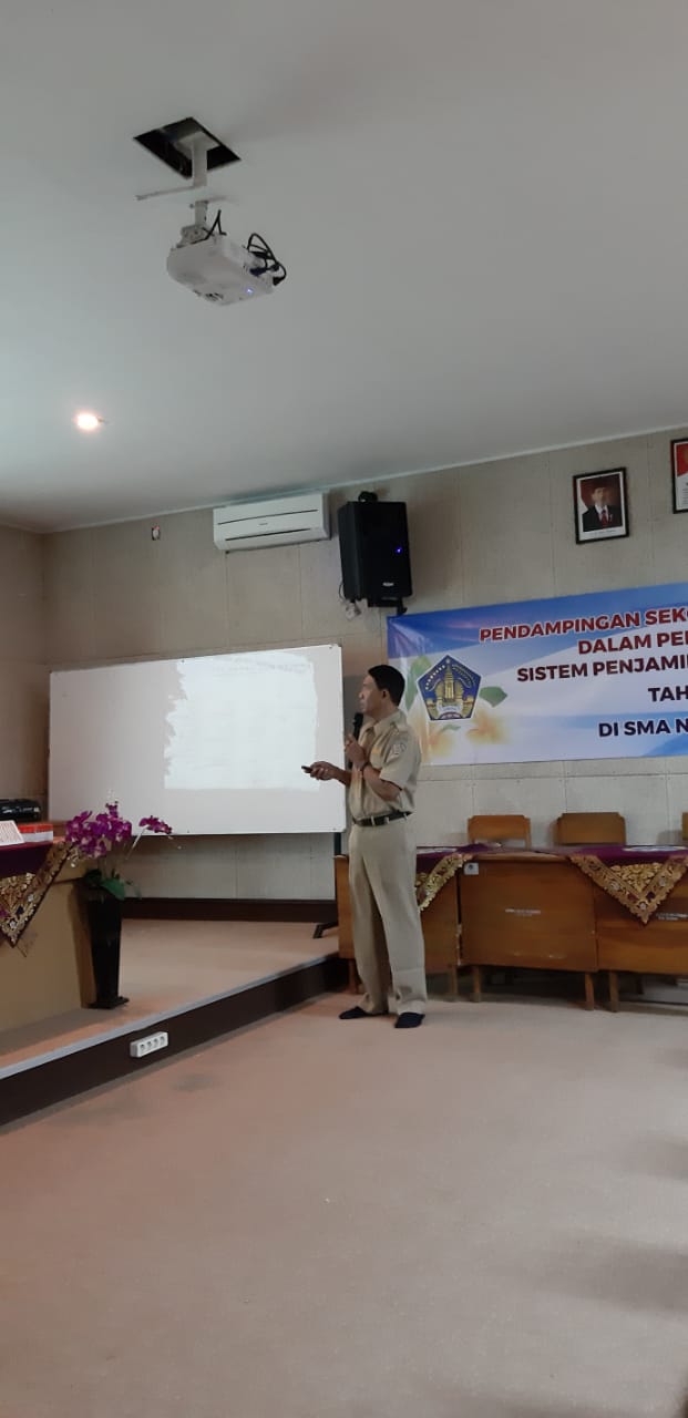 Workshop pendampingan sekolah yang difasilitasi dalam pengembangan sistem penjaminan mutu internal Th 2019