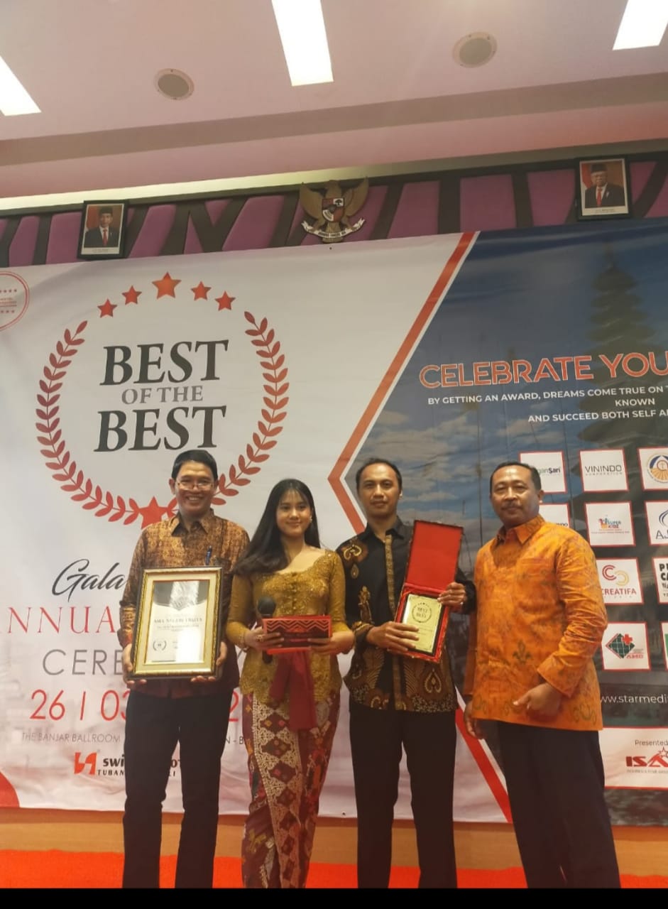 SMA NEGERI 1 KUTA terpilih menjadi BEST OF THE BEST INOVATIF, EDUCATIF AND ESUCATION 2021